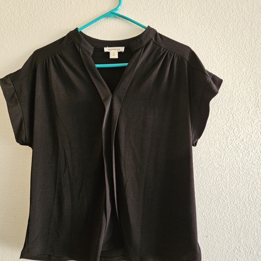 Monteau Black Women's Blouse